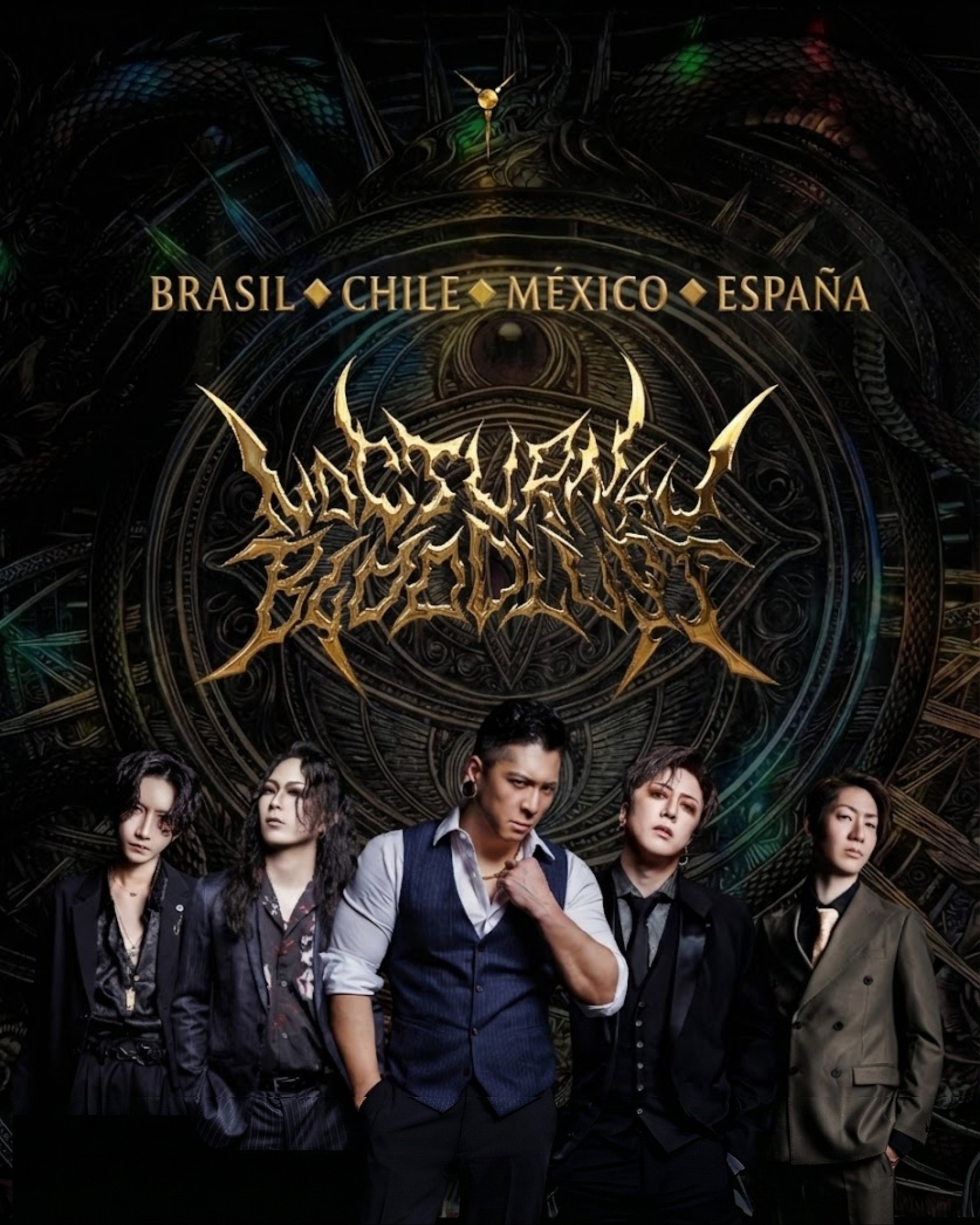 cartel nb - 【LIVE ANNOUNCEMENT】NOCTURNAL BLOODLUST: South America & Spain 2026 TOUR - NIPPONGAKU