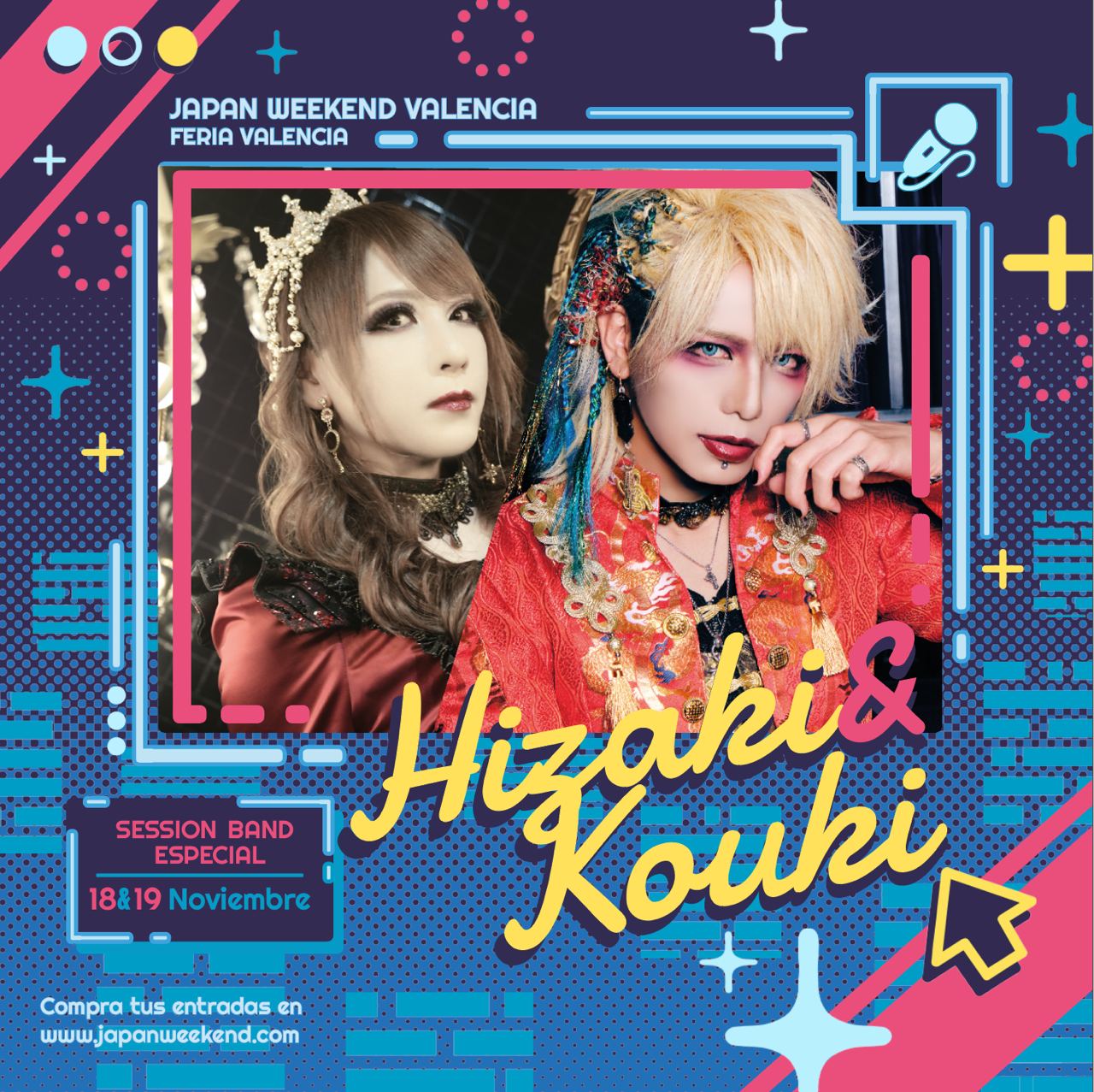 Valencia - 【LIVE ANNOUNCEMENT】Kouki (D=OUT) and Hizaki (Jupiter/Versailles) will be performing at Japan Weekend Valencia! - Nippon Gaku