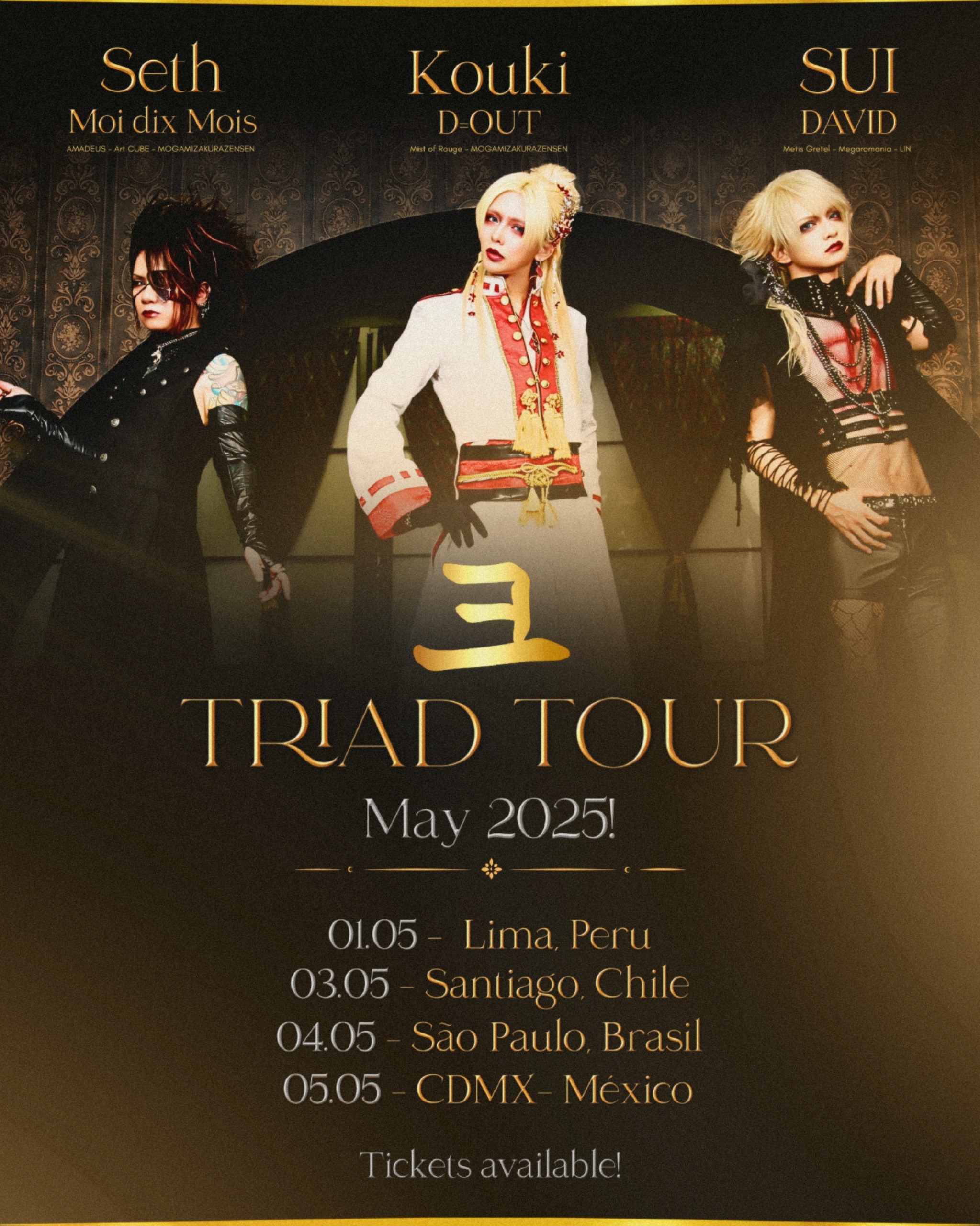 TRIAD TOUR 4 - 【LIVE ANNOUNCEMENT】TRIAD TOUR LATINOAMERICA - NIPPONGAKU