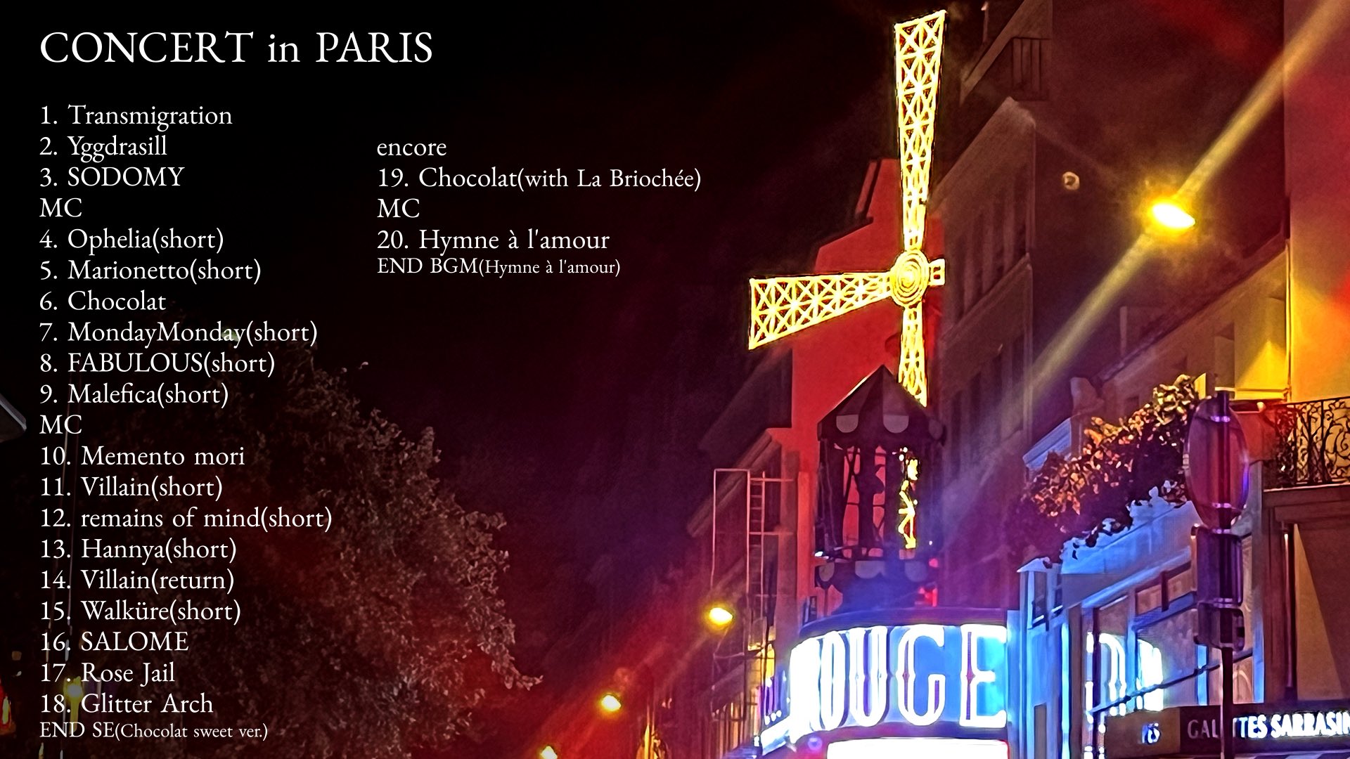setlist kaya - 【Live Report】Kaya (Le Zèbre de Belleville) - NIPPONGAKU
