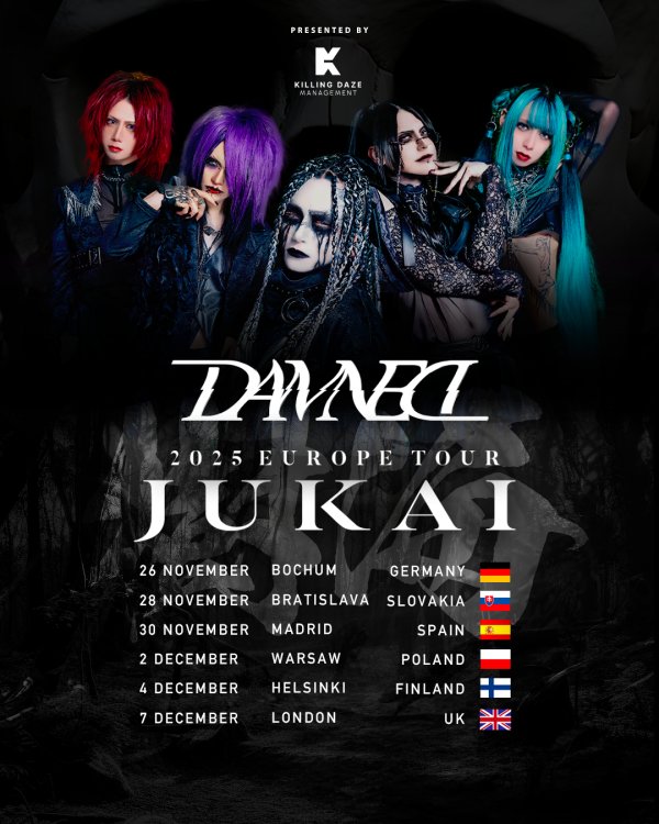 cartel damned - 【ライブレポート】DAMNED「Europe Tour 2025 JUKAI」(マドリード・Sala Silikona） - NIPPONGAKU