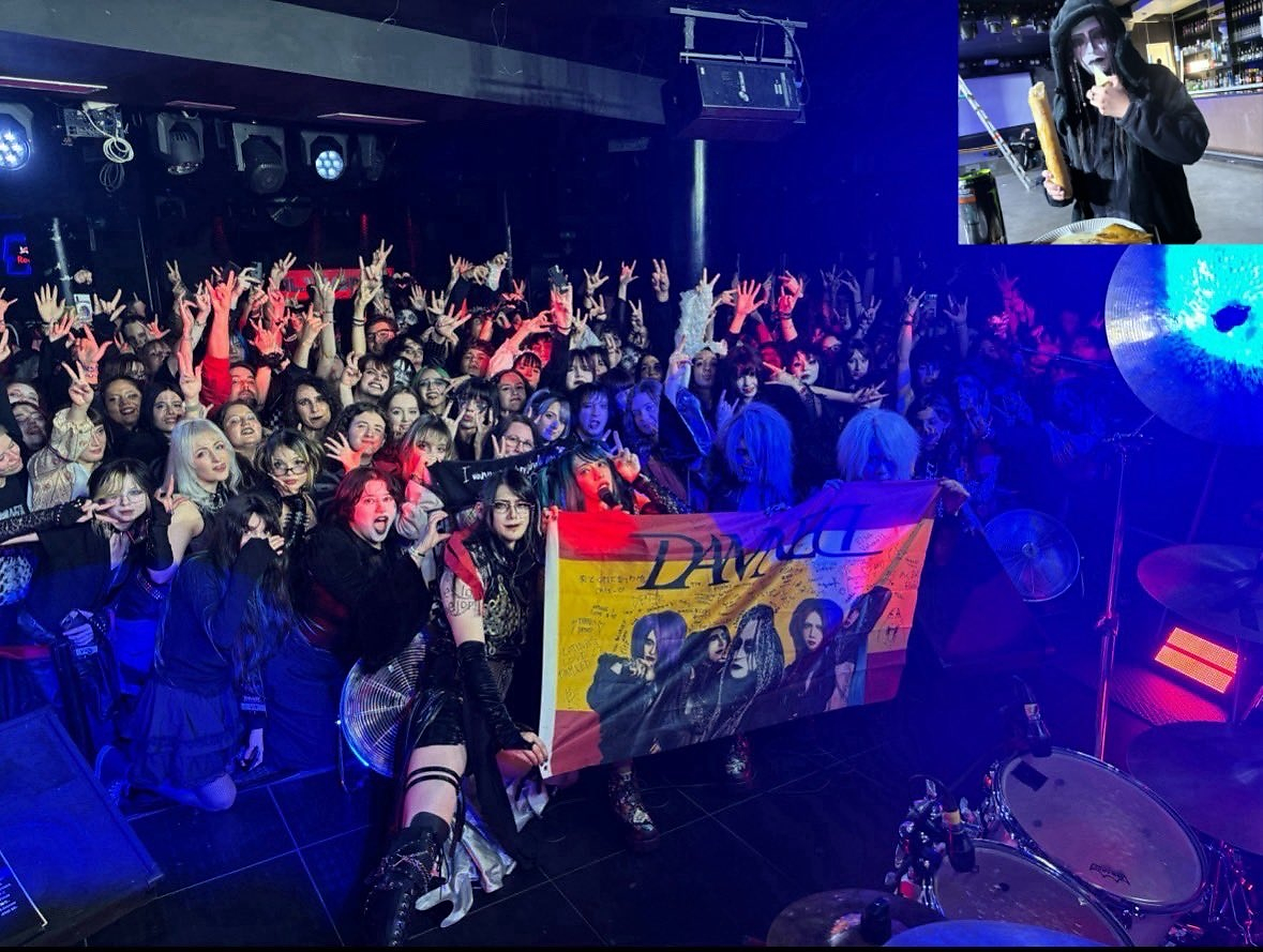 madrid damned foto - 【ライブレポート】DAMNED「Europe Tour 2025 JUKAI」(マドリード・Sala Silikona） - NIPPONGAKU