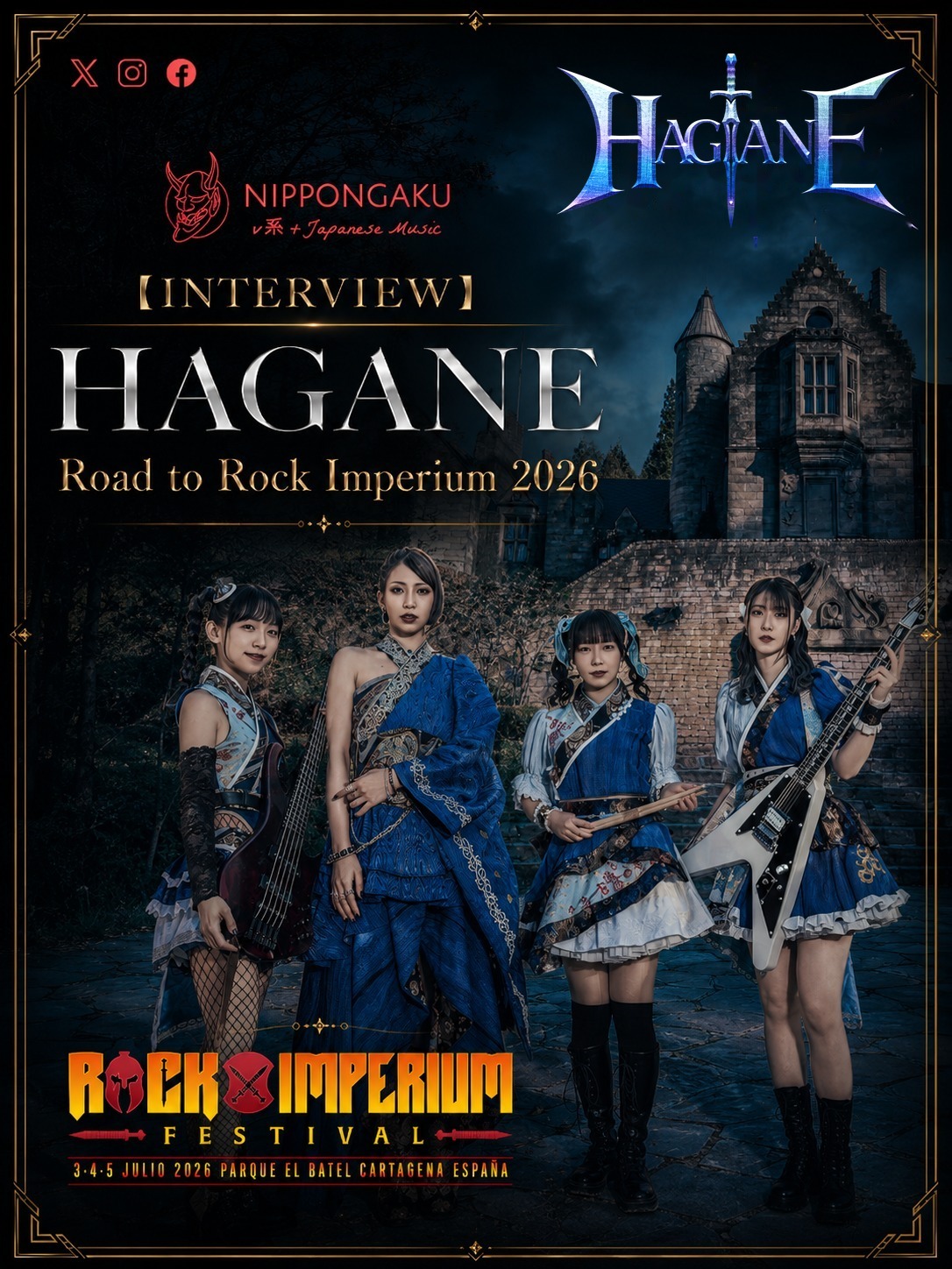 Hagane interview imperium - 【Interview】HAGANE – Road to Rock Imperium 2026 - NIPPONGAKU