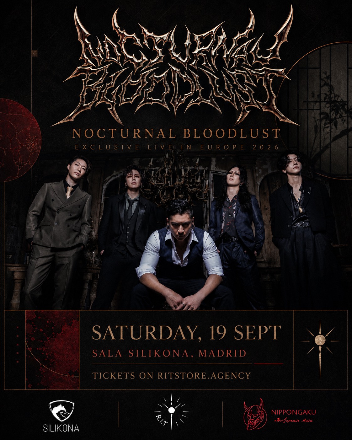 nokubura new - 【LIVE ANNOUNCEMENT】NOCTURNAL BLOODLUST - Exclusive European Show in Madrid - NIPPONGAKU