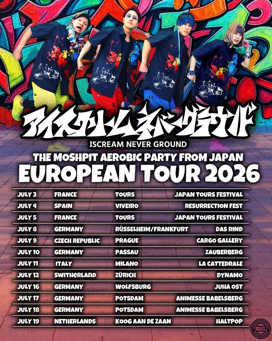 cartel resu - 【Interview】ISCREAM NEVER GROUND - RESURRECTION FEST 2026 - NIPPONGAKU