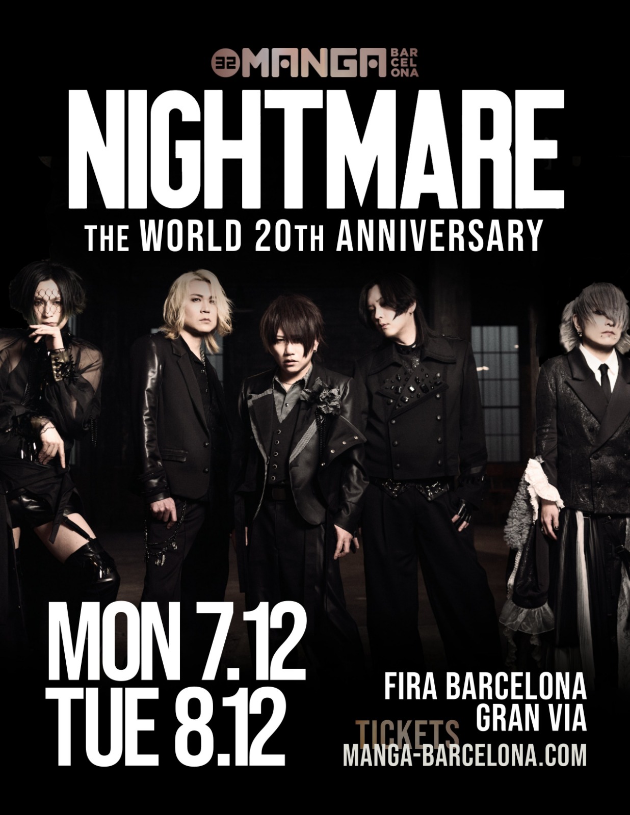 nightmare bcn - 【NEWS】NIGHTMARE ofrecerá dos conciertos en Manga Barcelona 2026 por el 20.º aniversario de Death Note - NIPPONGAKU