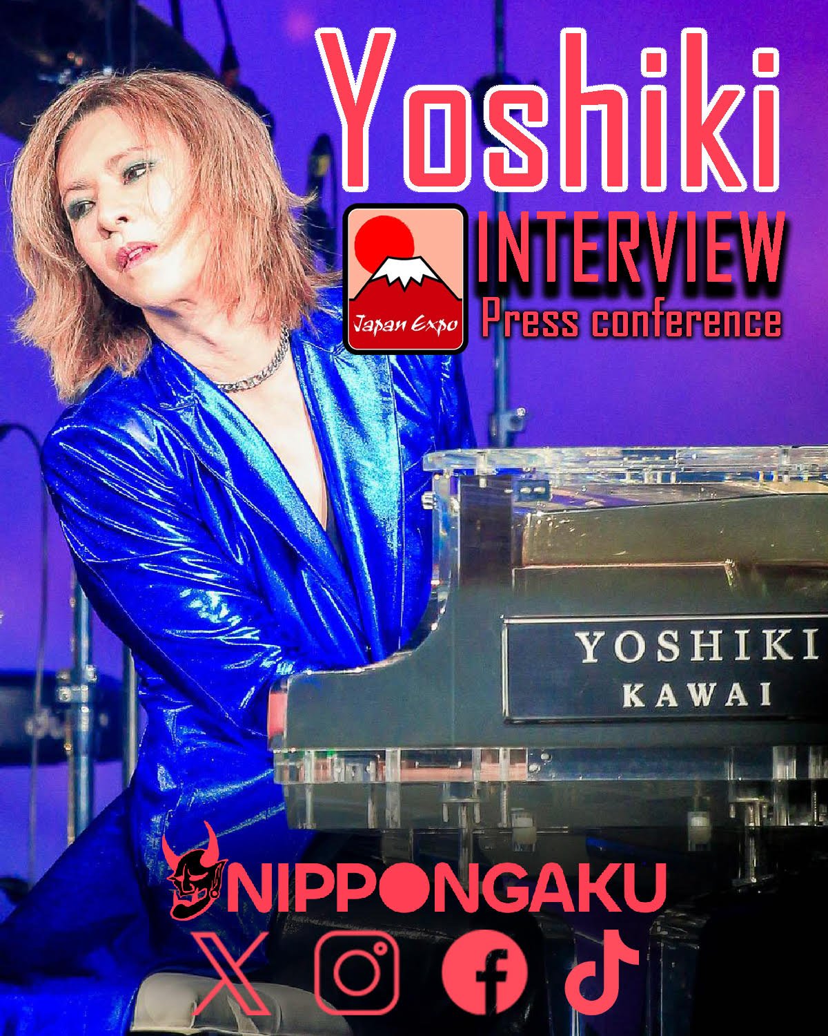 579e1fa6 4530 48ef 82cc c7cc43e10aa9 1 - 【Interview】YOSHIKI à Japan Expo 2026 : conférence de presse - NIPPONGAKU